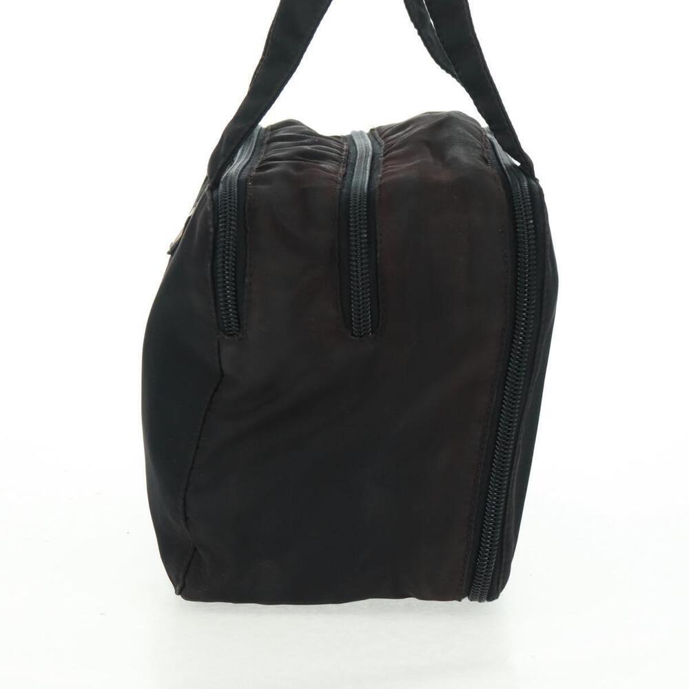 PRADA Hand Bag Nylon Black Silver Auth 161692 - Picture 3 of 16